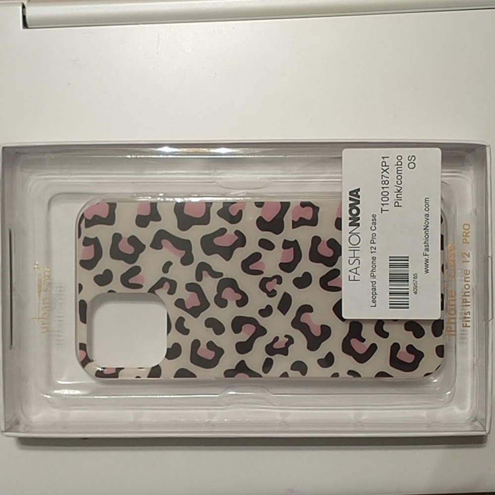 NWT Leopard print iPhone 12 Pro case